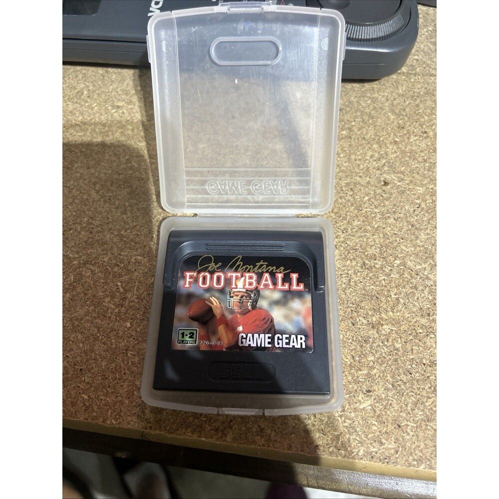 Joe Montana Football - Sega Game Gear - Game Cartridge w/Case!